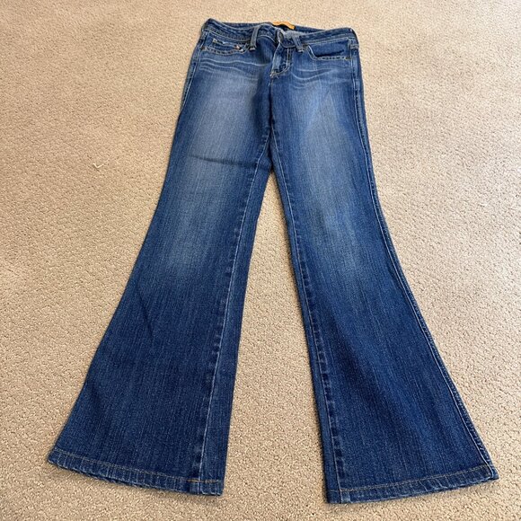 Levi's Jeans Lady Style Slender Boot Cut Western Vintage Boho Sz 29 #TA526 - Picture 7 of 16